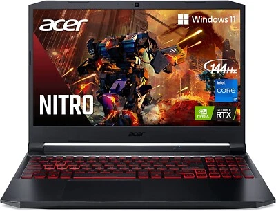 NEW Acer Nitro 5 AN515-57-79TD Gaming Laptop i7 RTX 3050 Ti Laptop 512GB SSD 8GB - Image 1 of 4
