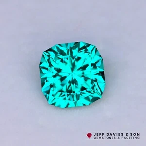 3,75ct LAB Blue Green (Paraiba) Granat - Yttrium Aluminium Granat - Czochralski - Bild 1 von 2