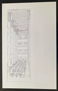 BAUPLÄNE & ENTWÜRFE VON FRANK LLOYD WRIGHT WASMUTHPLATTE 41 LARKIN GEBÄUDE - Bild 1 von 6