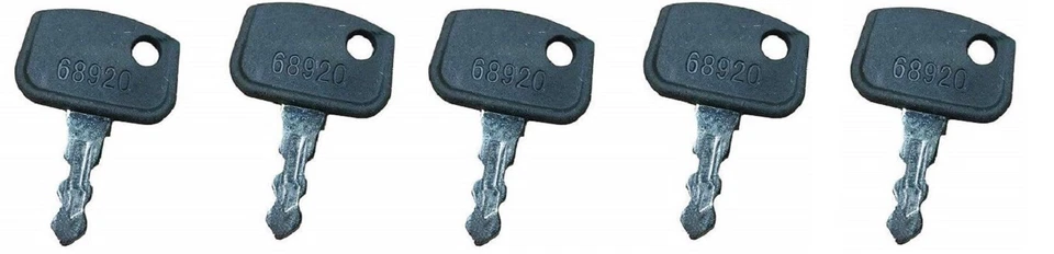 5 Kubota Equipment RTV Utility Ignition Keys B BX F GR ZD RTV500 RTV900 68920 - Image 1 of 4