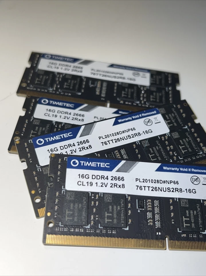 Timetec Hynix IC compatible with Apple 32GB Kit (2x16GB) DDR4 2666MHz PC4-21300  - Image 1 of 1