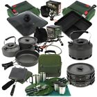 NEW FISHING CUTLERY KETTLE CAMPING SET  NGT TOASTIE MAKER AND FRYING PANS