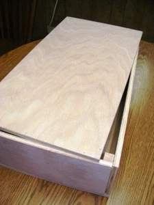 Pet Coffin Casket for Dogs or Cats 17 x 14 x 7 Inches - Fully Assembled - Picture 1 of 2
