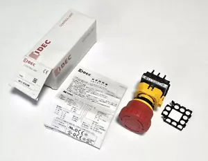 Idec XW1E-BV402MR 22 mm Not-Aus-Drucktaster - Neu - Bild 1 von 5