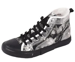 Brave Soul Mens High Top Flat Trainers Lace up Ankle Plimsolls Shoes Sizes 6-12