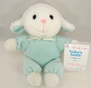 Vintage Kids Gifts Mint Green Lamb Plush 8" NWT Sears - Picture 1 of 6