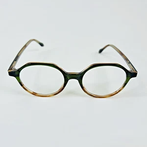 Germano Gambini Unisex Eyeglasses GG133 Green Brown 49-19-145 I Leggeri Italy - Picture 1 of 9