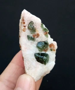 Diopside with Garnet from Khugyani Afghanistan. - Picture 1 of 8