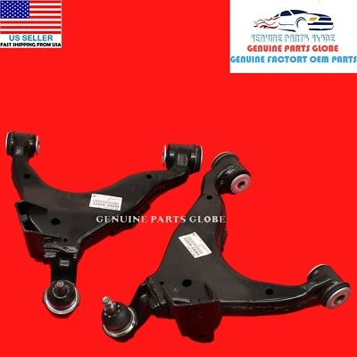 JUEGO BRAZO DE CONTROL INFERIOR DELANTERO DERECHO E IZQUIERDO ORIGINAL LEXUS 04-09 GX470 CON SUSPENSIÓN NEUMÁTICA Foto 1 de 4