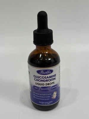 Gotas líquidas de glucosamina condroitina MSM-con cúrcuma Boswellia quercetina Foto 1 de 2