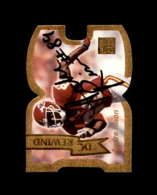 Andre Rison Signed 1998 Pro Line DC Rewind Kansas City Chiefs Autograph - Image 1 of 2