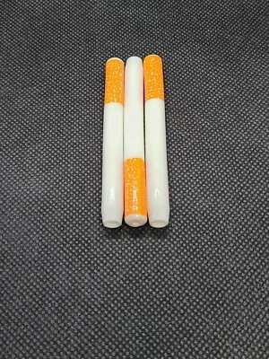 3X CERAMIC 3 inch Cigarette One Hitter Pipe Fast SHIP Bat Dugout  Sneak A Toke - Image 1 of 4