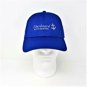 Starboard A/C & Heating Blue Mesh Baseball Cap Hat Otto One Size Fits Most New - Picture 1 of 6