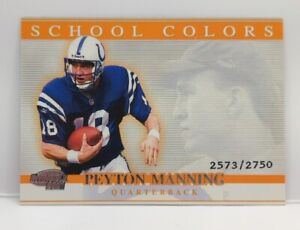 2001 Pacific Invincible - School Colors #48 Peyton Manning /2750