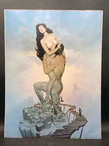 "Man And Woman" By John Pitre 23x30" Poster Print - Picture 1 of 11