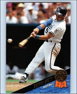 1993 Donruss Leaf Baseball GEORGE BRETT #146 Ungraded Kansas City Royals (HOF)