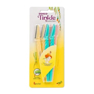 Dorco Tinkle Eyebrow Razors for Women, Dermaplane Razor 6 Razors,freeship - Picture 1 of 9