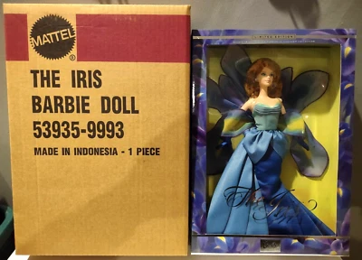 Barbie The Iris 2001 flores en moda edición limitada nueva con caja de envío Mattel Foto 1 de 4