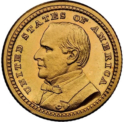 1903 Louisiana Purchase Gold Dollar - NGC Unc Details - Prooflike Surfaces - PQ! - Image 1 of 4