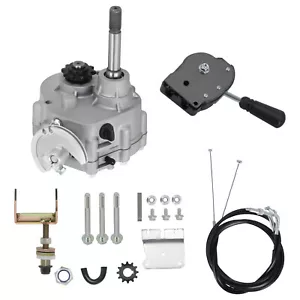Go Kart Forward Reverse Gear Box For 2HP-14HP Engine 4 Stroke Transmission 10T - Picture 1 of 12