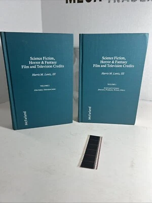 1983 Science Fiction, Horror & Fantasy Film & TV Credits Vol. 1 & 2 w/Film Cell - Image 1 of 4