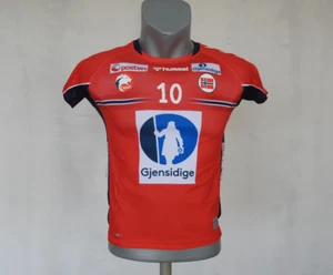 Team Norway Handball Activewear Jersey #10 Hummel Red Shirt Size Boys 140 M - Bild 1 von 6
