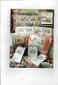 Leisure Arts-Sunbonnet Sue~ Sweetheart di ieri~ Opuscolo punto croce 3263 - Foto 1 di 2