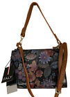 Valentina Convertible Cross Body Floral Handbag NWT