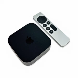 Apple TV 4K 128GB 3rd Generation Wi-Fi + Ethernet Black Media Streamer MN893LL/A - Picture 1 of 2