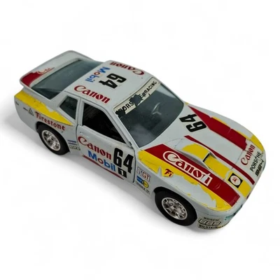 Burago Porsche 924 Turbo Scala 1/24 #64 9105 Vintage Diecast Model Car - image 1 of 4