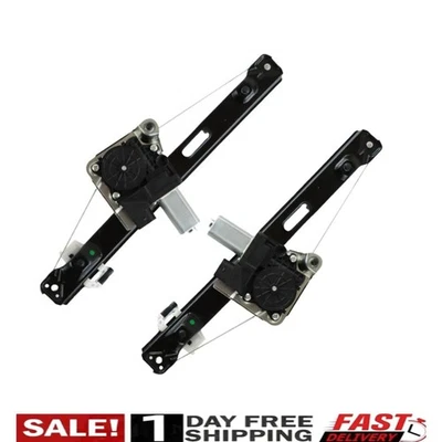 Regulador de ventana trasera con motor 2 piezas para BMW E90 E91 325i 328i 328xi 335i 335d M3 Foto 1 de 4