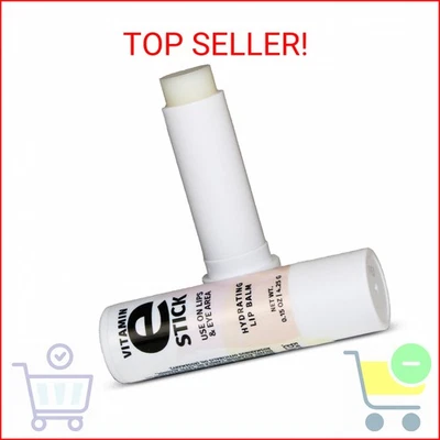 Reviva Labs Vitamin E Stick - Bálsamo labial hidratante para lábios rachados e sob os olhos Ca - Imagem 1 de 2