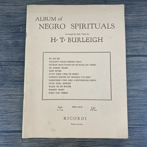 Antique Album of Negro Spirituals 1917 Songs Music Book Burleigh Black Americana - Picture 1 of 24