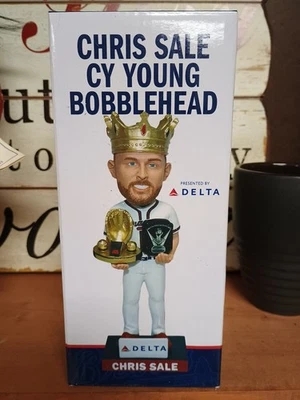 Chris Sale Cy Young Bobblehead-Atlanta Braves-Delta Airlines Sorteo Exclusivo Foto 1 de 4