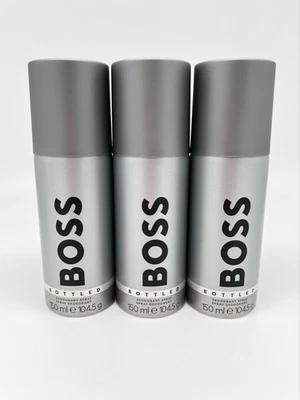 Hugo Boss Bottled Deodorant Spray 3x 150ml Original NEU + OVP Deo Set Herrenduft - Bild 1 von 4