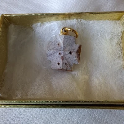 Colgante Cruz Estaurolita Piedra Hada 1/2" Cristiano Foto 1 de 4