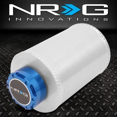 NRG INNOVATIONS PST-100 ALUMINUM POWER STEERING FLUID RESERVOIR TANK BOTTLE+CAP - Image 1 of 4