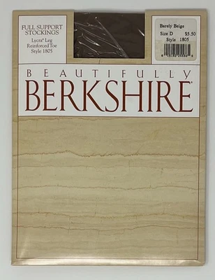 Medias altas hasta el muslo Berkshire de colección soporte completo apenas beige talla D Foto 1 de 2