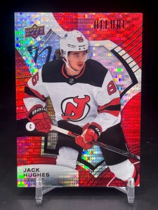 Upper Deck Allure 2021-22 - Jack Hughes #100 - Rosso Arcobaleno - Foto 1 di 2