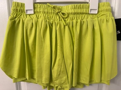 NUEVO Pantalones Cortos Art Class Amarillo Neón Chartreuse Flutter NIÑA Talla GRANDE (10/12) Foto 1 de 4