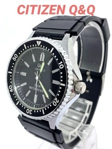 CITIZEN QQ Divers Watch Japan Import Rare - Picture 1 of 6