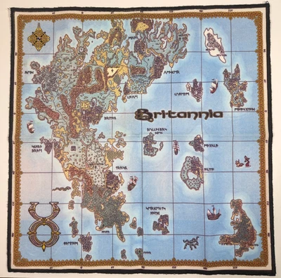 Mapa de tela original Ultima Online de 1997. De colección, dueño original. Foto 1 de 4
