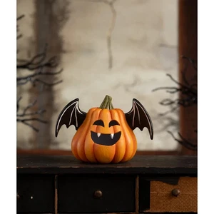 Bethany Lowe- Pumpkin Bat Luminary. #TF4249 - Picture 1 of 3