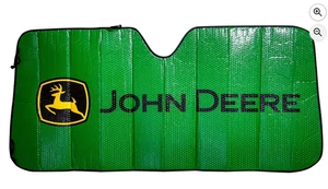 John Deere Auto PlastiColor Accordion Windshield Car Truck SUV Sunshade Visor - Picture 1 of 4
