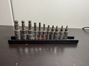 Snap On Ball End Allen Hex Set And Torx Bit Set 1/4” And 3/8” - Picture 1 of 5