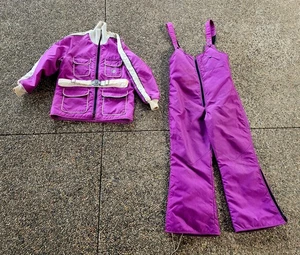 Vintage Arcticwear Arctic Cat Two Piece Snowmobile Suit Jacket Womens Large Pink - Picture 1 of 13