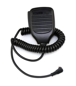 Tragbarer Lautsprecher-Mikrofon für Baofeng UV3R Radio Walkie Talkie Schwarz - Bild 1 von 8