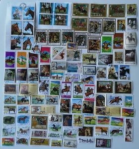 Horse Stamps Collection - 100 to 1000 Different Stamps  - Picture 1 of 1