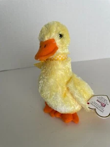 ty Beanie Baby -"DUCK-e" the Yellow Easter Duck , MWMT 2002 for Spring, Easter - Picture 1 of 1