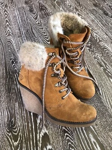 Stiefeletten 37 Tamaris Gelb Wildleder - Bild 1 von 5